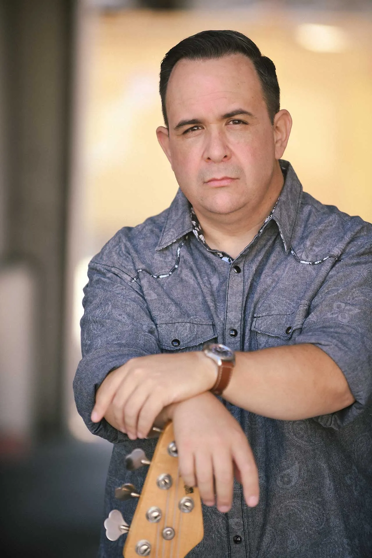 Steven Glaze photo with bass